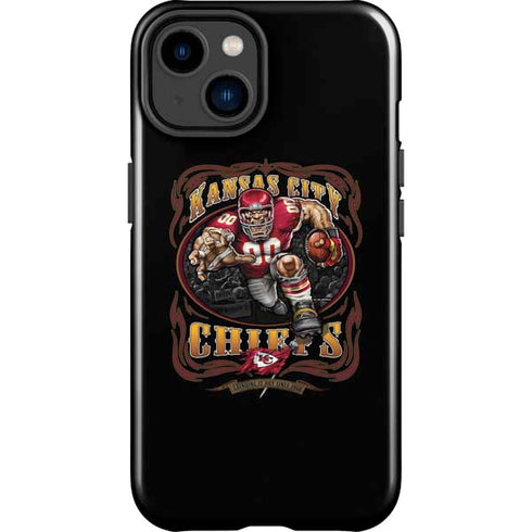 Liquid Blue NFL Kansas City Chiefs Running Back iPhone 15 Impact Case